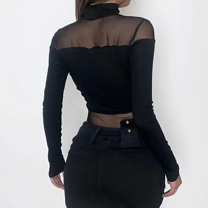 Bodysuit Techno Transparent à Découpes Sensuelles - Image 4