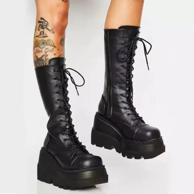 Bottes Militaires Plateformes Gothiques - Image 2