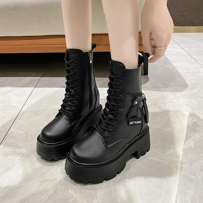 Bottes Plateformes Punk Montantes - Image 4