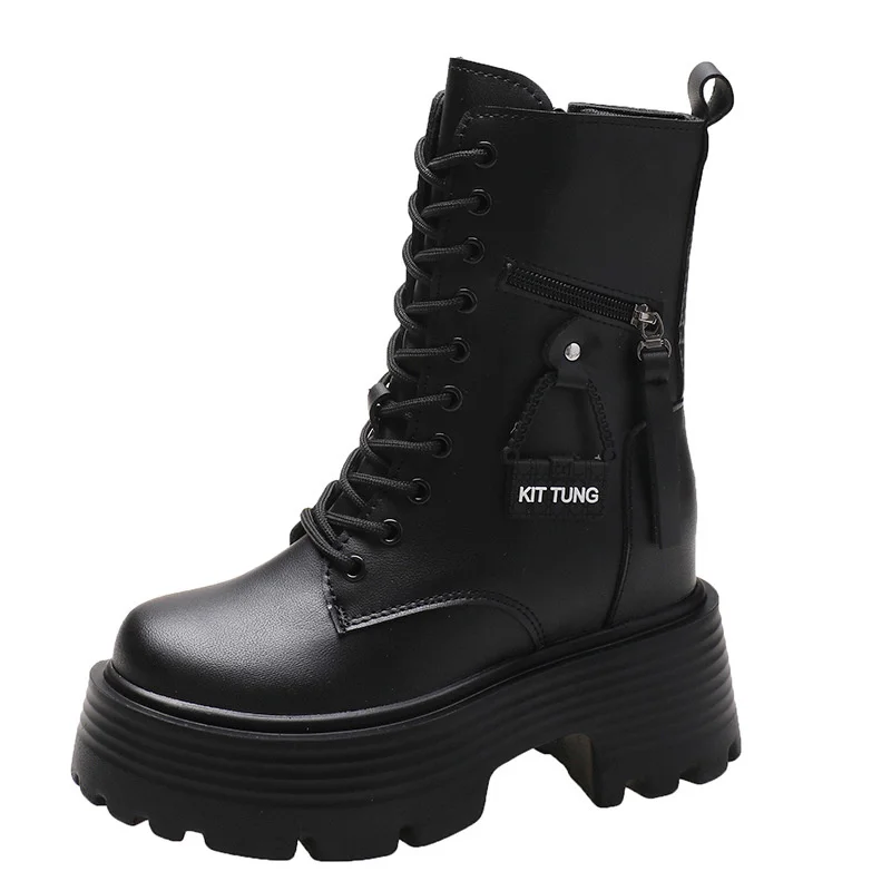 Bottes Plateformes Punk Montantes - Image 6