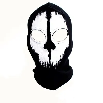 Cagoule Techno Fantôme Noir et Blanc - Image 9