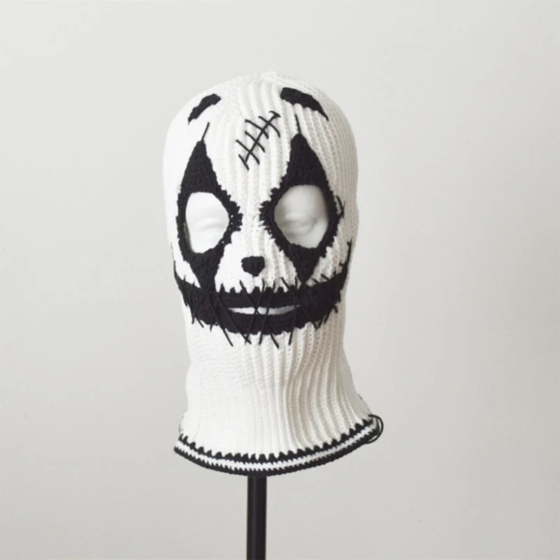 Cagoule Techno Ghost Stitch Noir & Blanc - Image 3