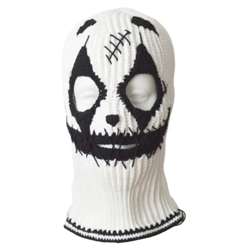 Cagoule Techno Ghost Stitch Noir & Blanc - Image 4