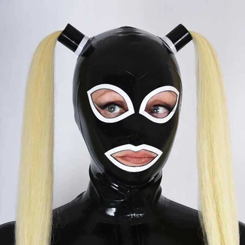Cagoule Techno Latex Noir 1 - Image 4