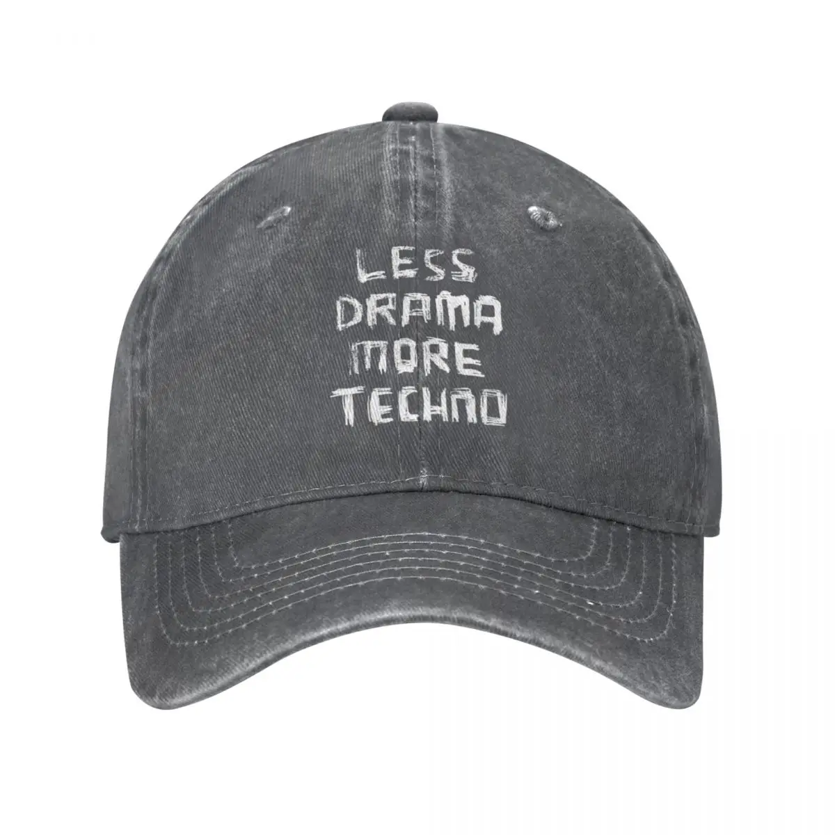 Casquette "Less Drama More TECHNO" - Image 10