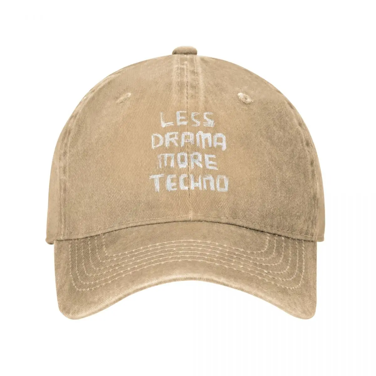 Casquette "Less Drama More TECHNO" - Image 6