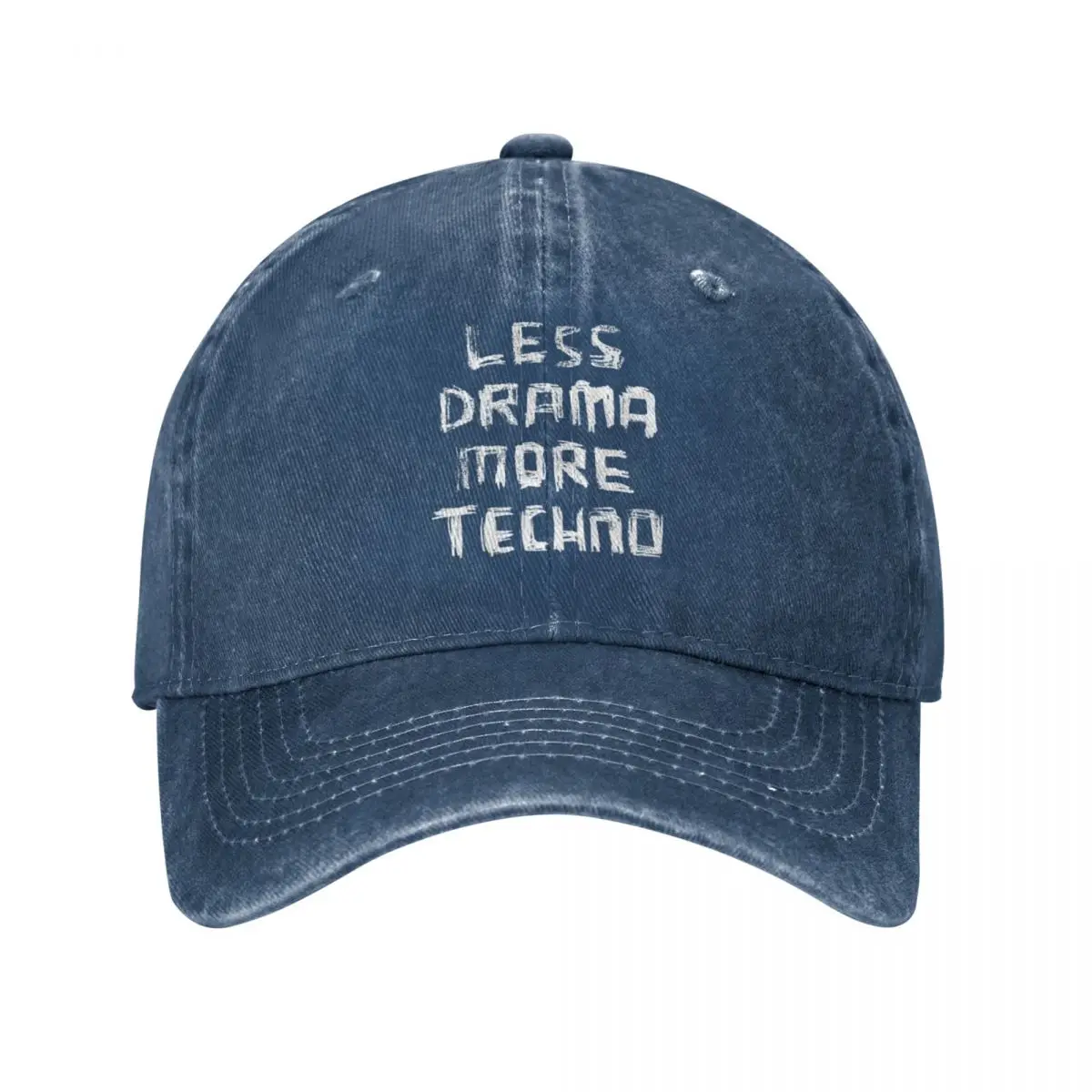 Casquette "Less Drama More TECHNO" - Image 7