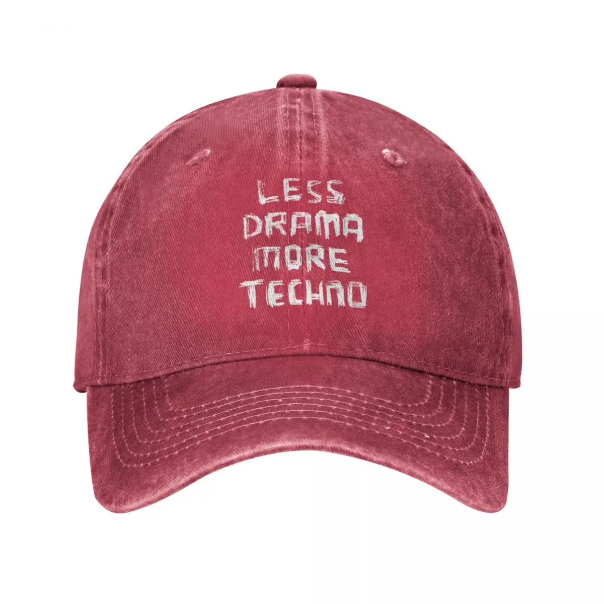 Casquette "Less Drama More TECHNO" - Image 9