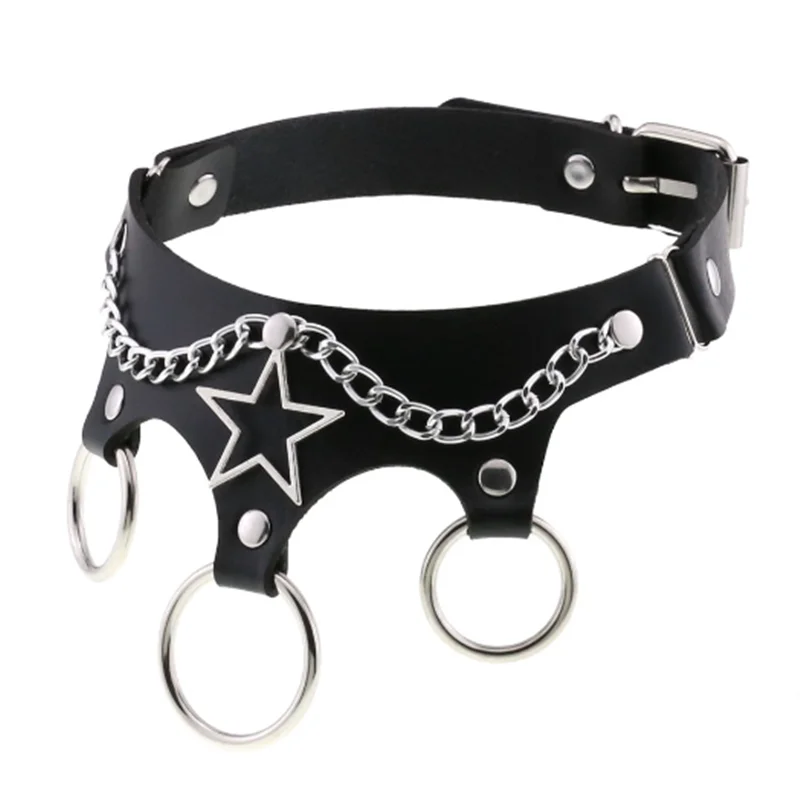 Choker Harajuku Rivets Noir