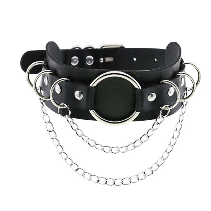 Choker Noir avec Bijoux