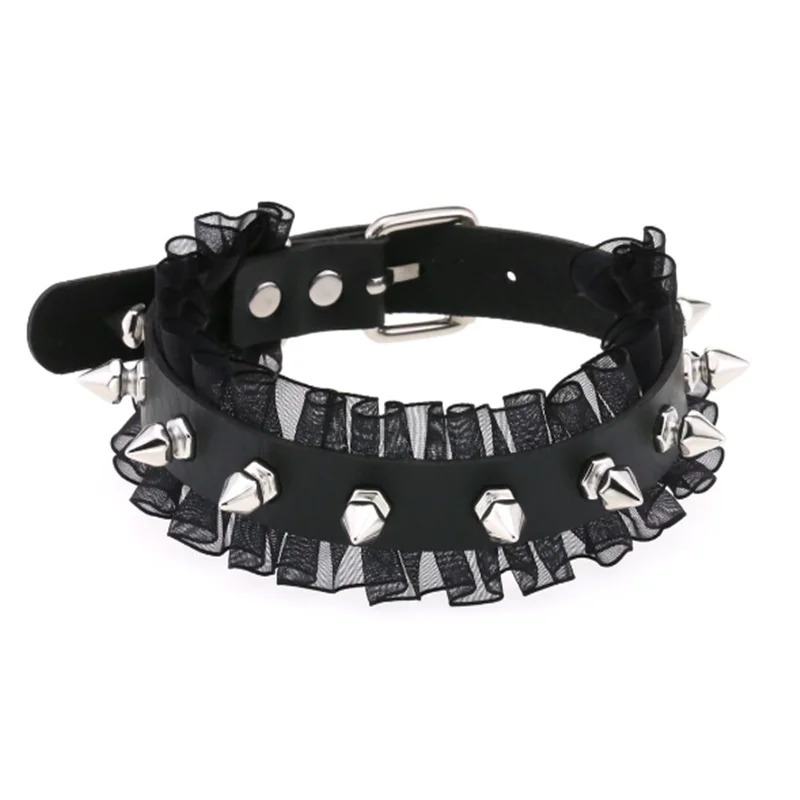 Choker Noir Clous