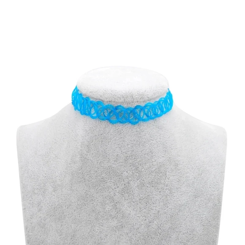 Collier Choker Élastique Tatouage - Image 11
