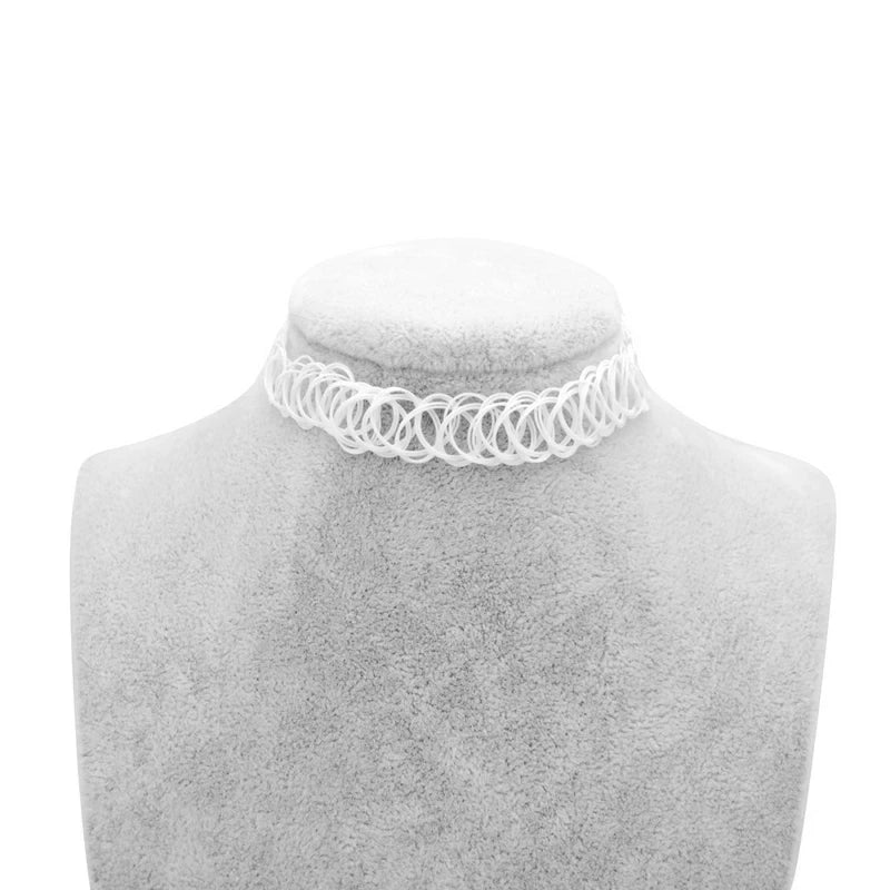 Collier Choker Élastique Tatouage - Image 12