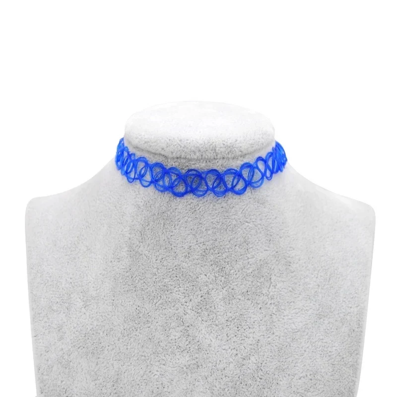 Collier Choker Élastique Tatouage - Image 4
