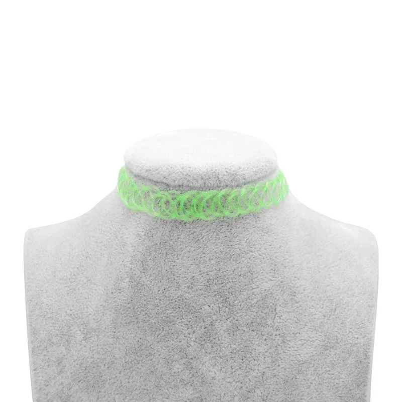 Collier Choker Élastique Tatouage - Image 5