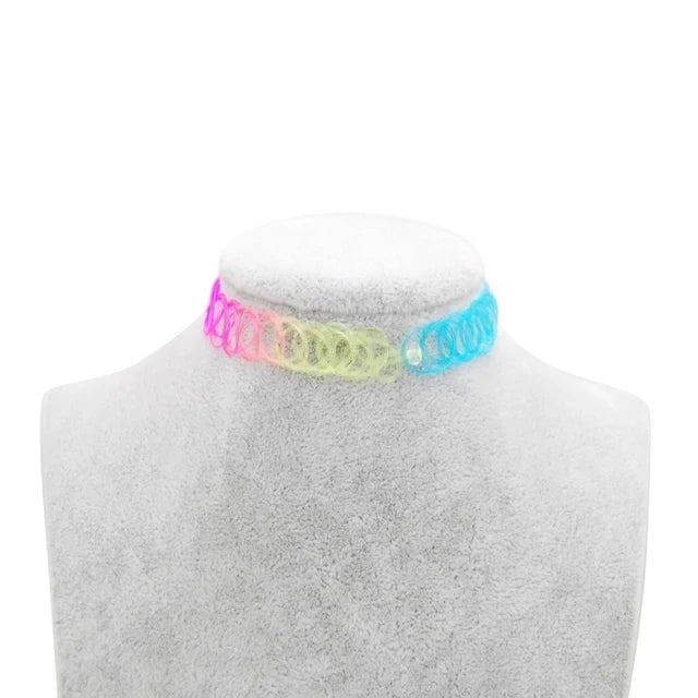 Collier Choker Élastique Tatouage - Image 8