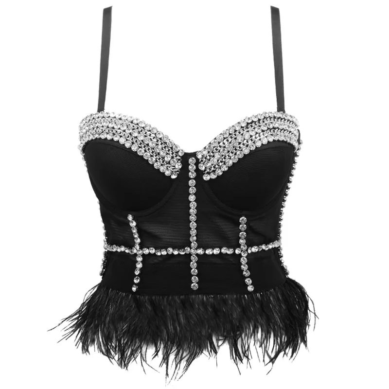 Corset Plumes de Nuit