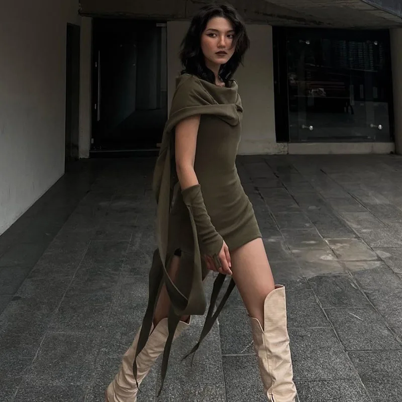 Costume Médiéval Femme Archer Kaki - Image 3