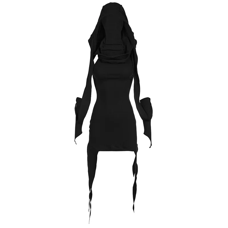 Costume Médiéval Femme Archer Noir - Image 5