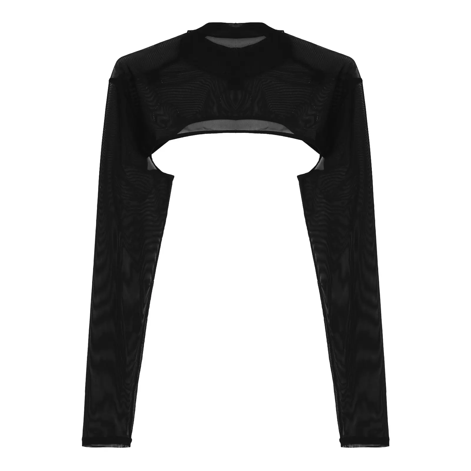 Crop Top Techno Harnais Transparent à Anneaux - Image 4
