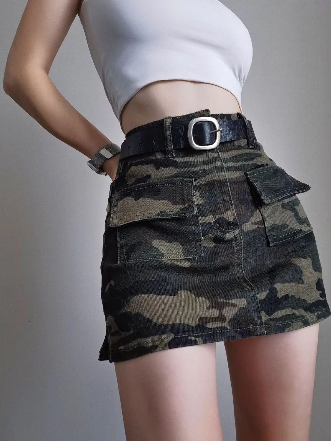 Jupe Camouflage Militaire - Image 2
