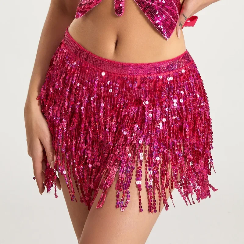 Jupe Danse Franges Pailletées - Image 3