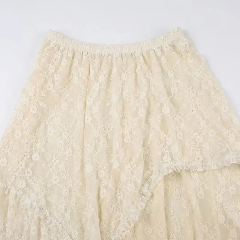 Jupe Dentelle Asymétrique - Image 7