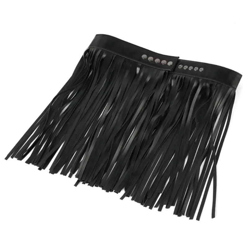 Jupe Franges Simili-Cuir - Image 3