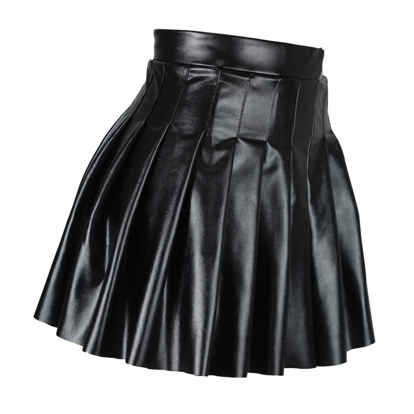 Jupe Latex Plissée - Image 4