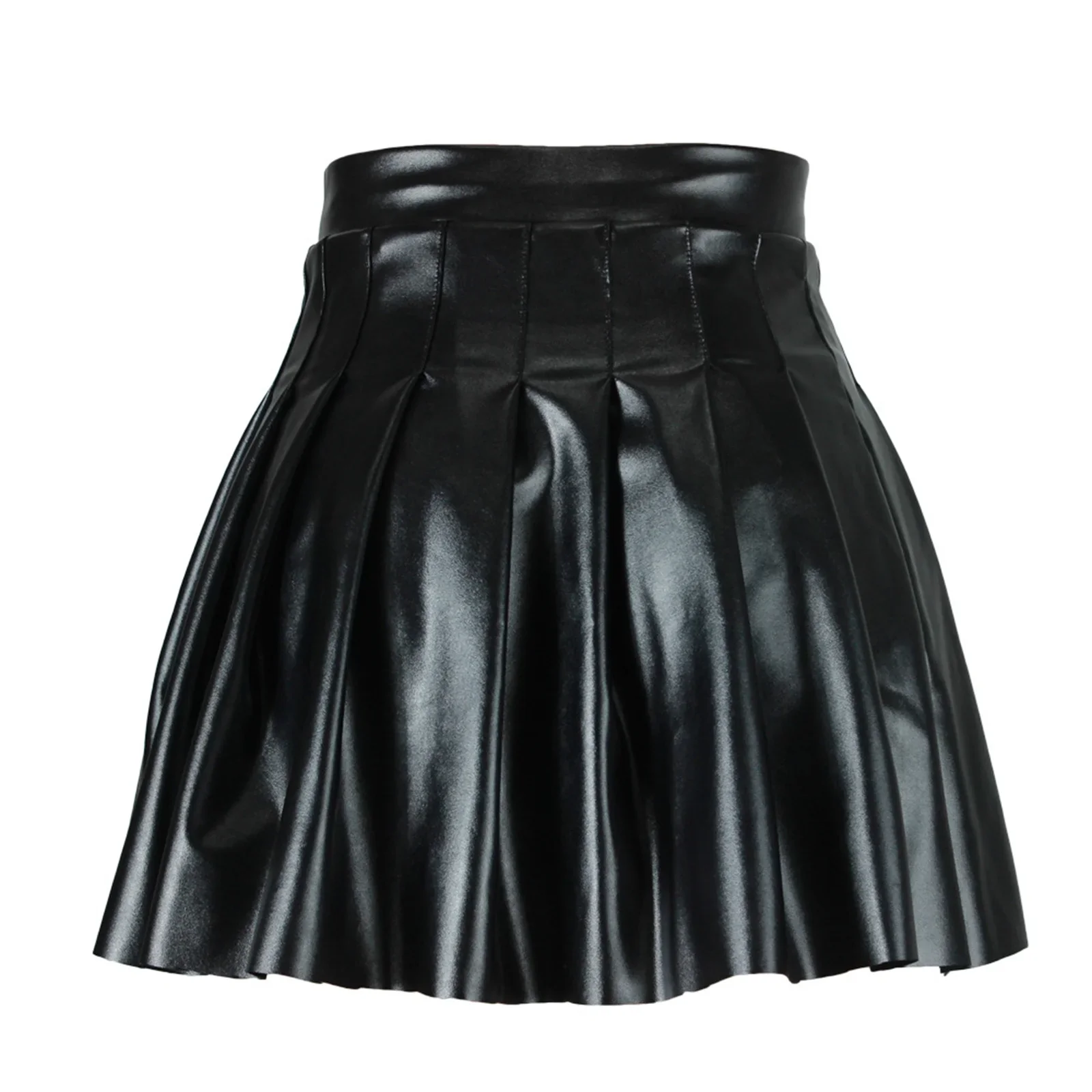 Jupe Latex Plissée - Image 5