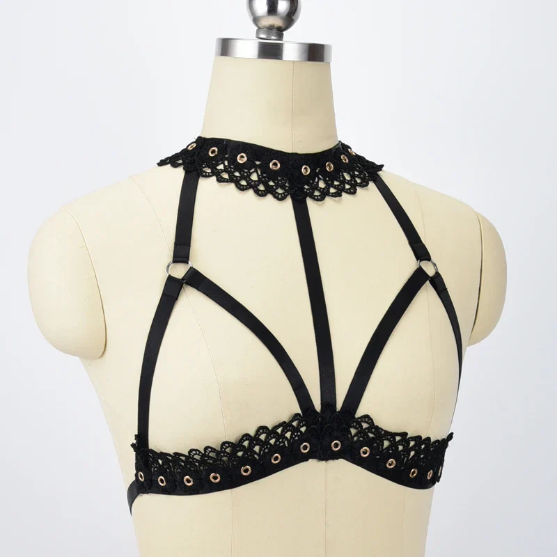 Lingerie Dentelle Harnais Gothique - Image 3