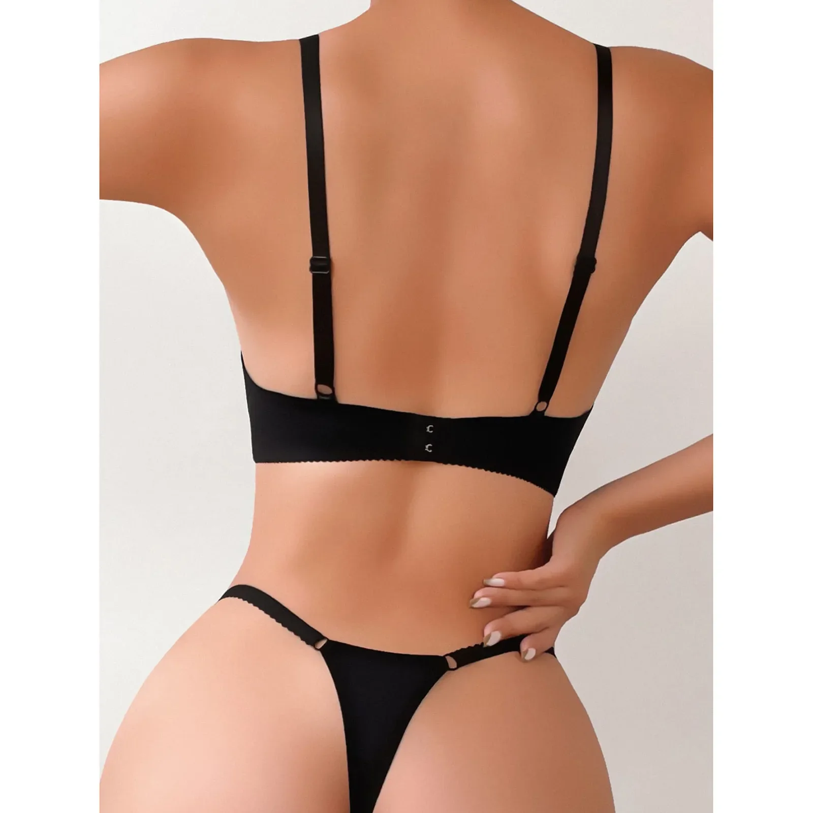 Lingerie Dentelle Nœud - Image 4