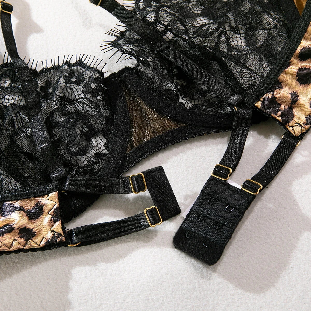 Lingerie Satin Léopard - Image 10