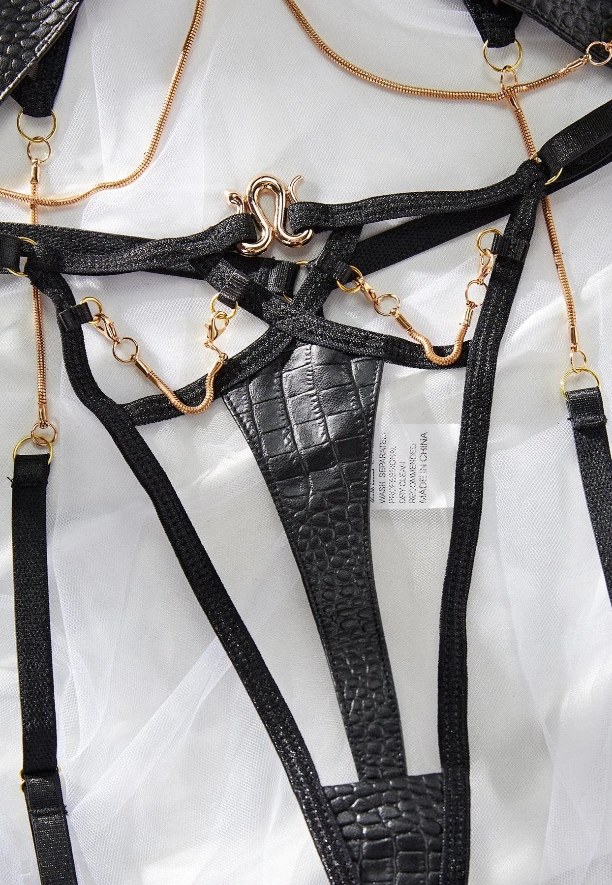 Lingerie Simili-Cuir Élégante - Image 7