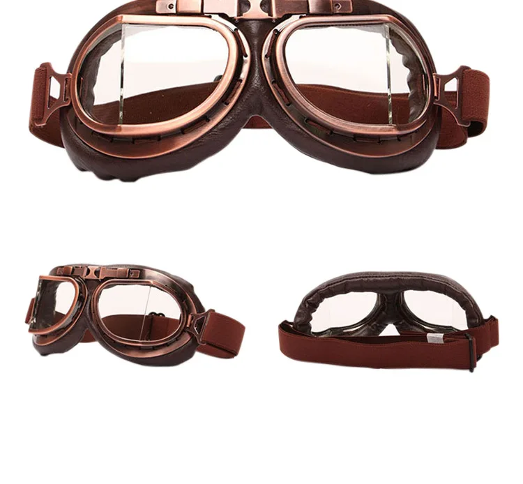 Lunettes Retro Moto "Copper Steed" - Image 2