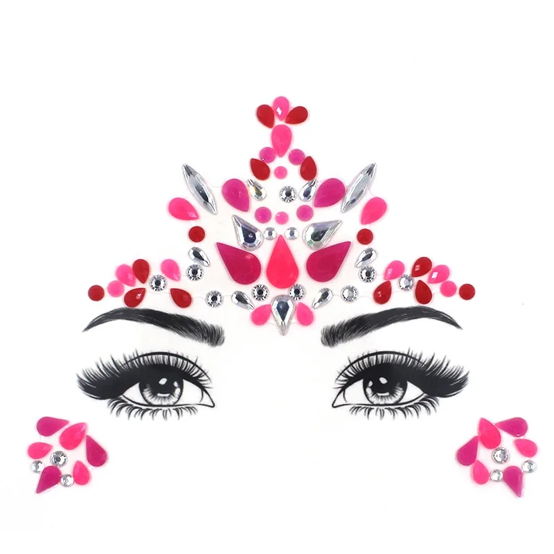 Maquillage Visage Rose Audacieux
