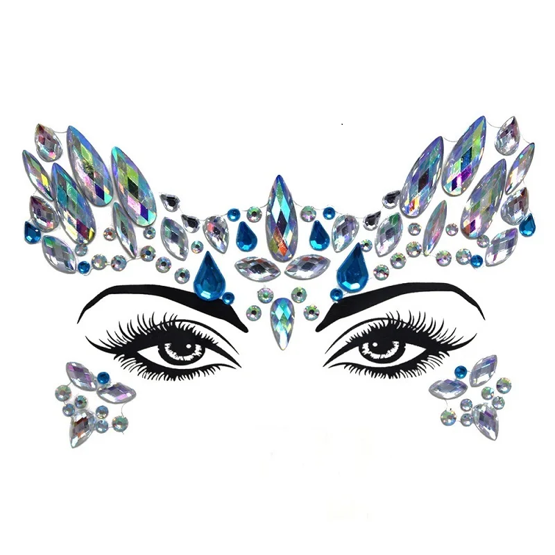 Maquillage Visage Scintillant Glacial