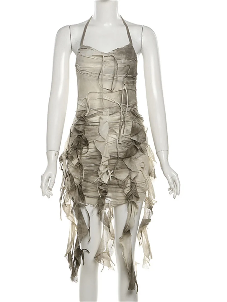 Mini-Robe Halter Tie-Dye - Image 6