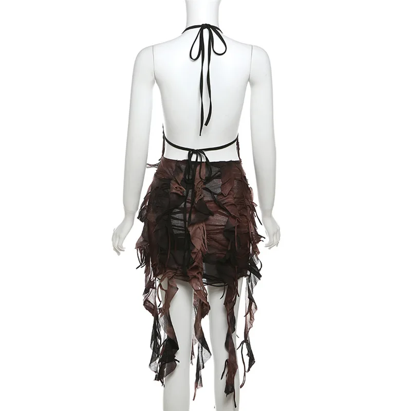 Mini-Robe Halter Tie-Dye - Image 7