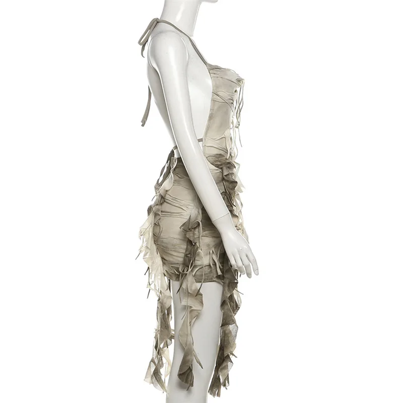 Mini-Robe Halter Tie-Dye - Image 8
