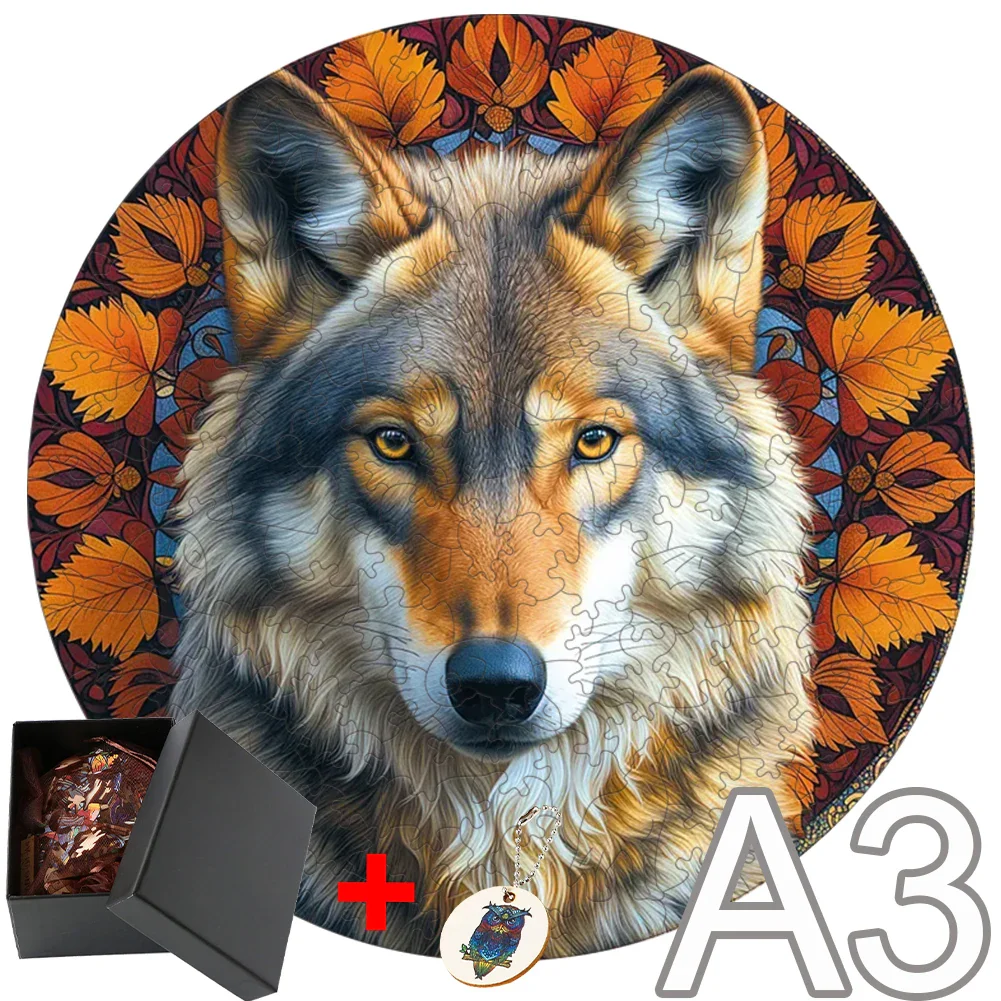Puzzle Loup Bois Éducatif - Image 6