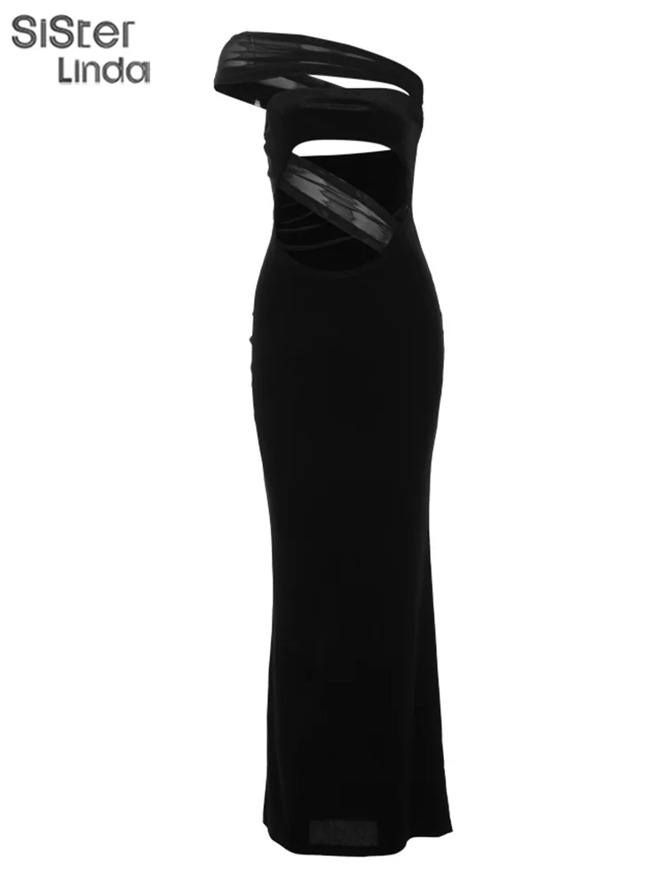 Robe Longue Asymétrique - Image 3