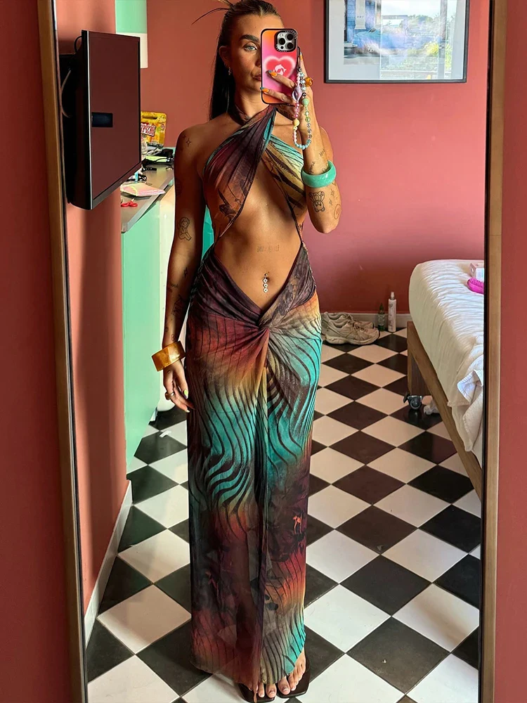 Robe Longue Dégradée - Image 3