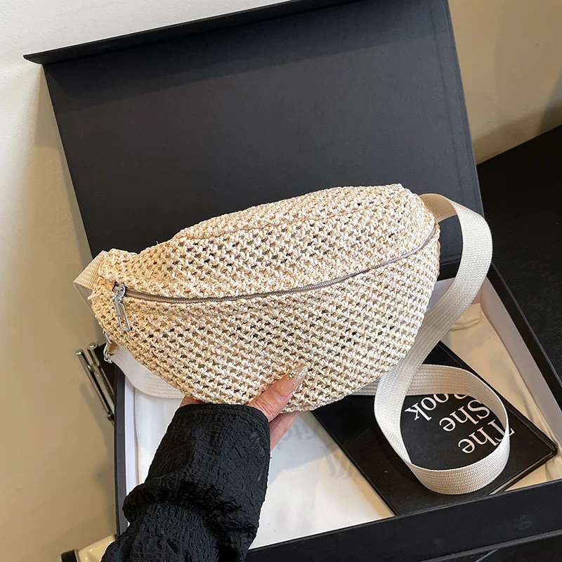 Sac Banane Paille Bohème - Image 10