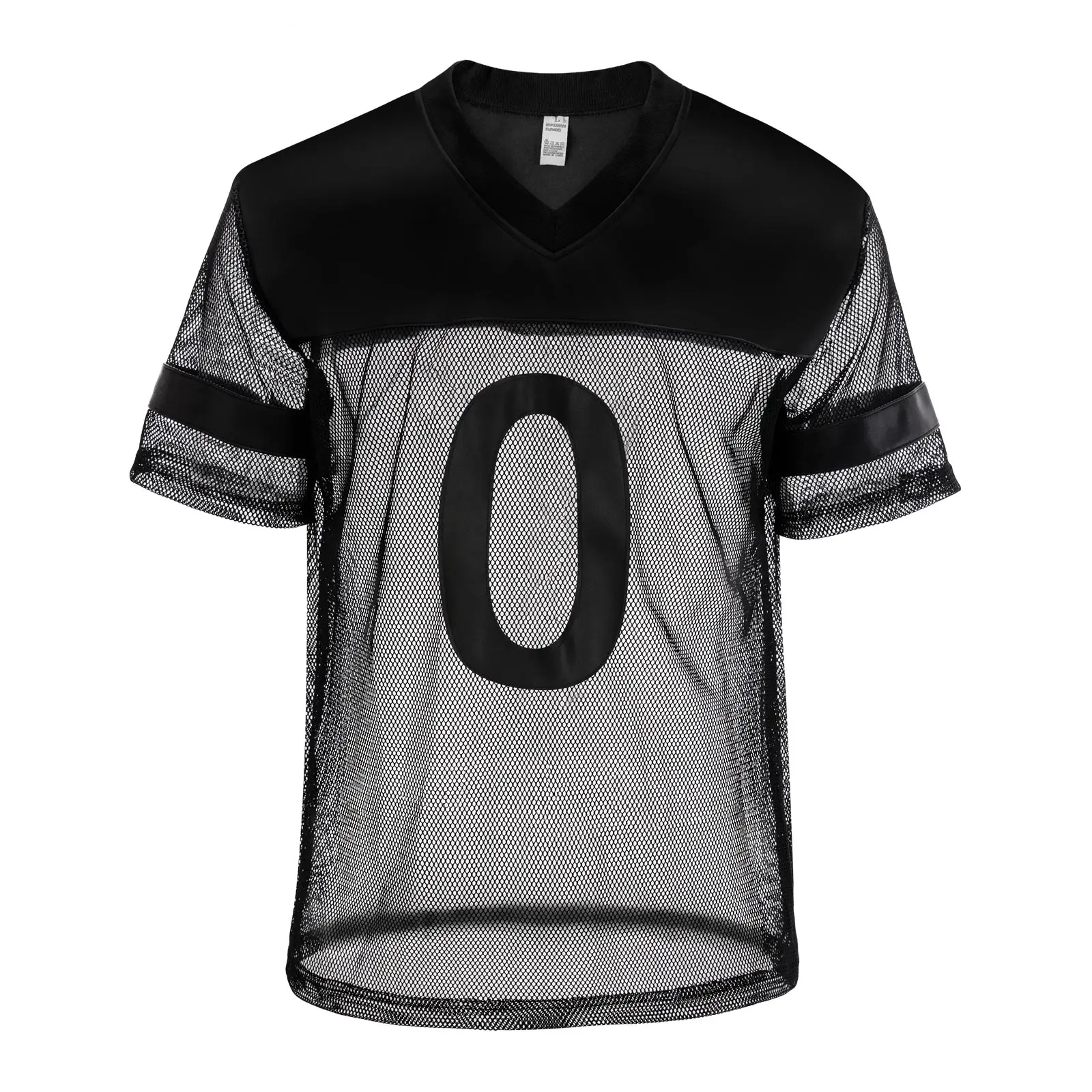 T-Shirt Techno Filet & Simili Noir - Image 7