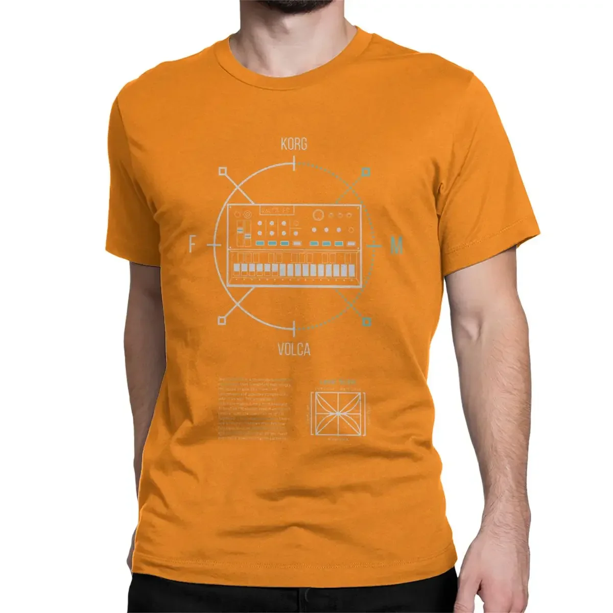 T-Shirt Techno Korg Volca Synth Noir - Image 4