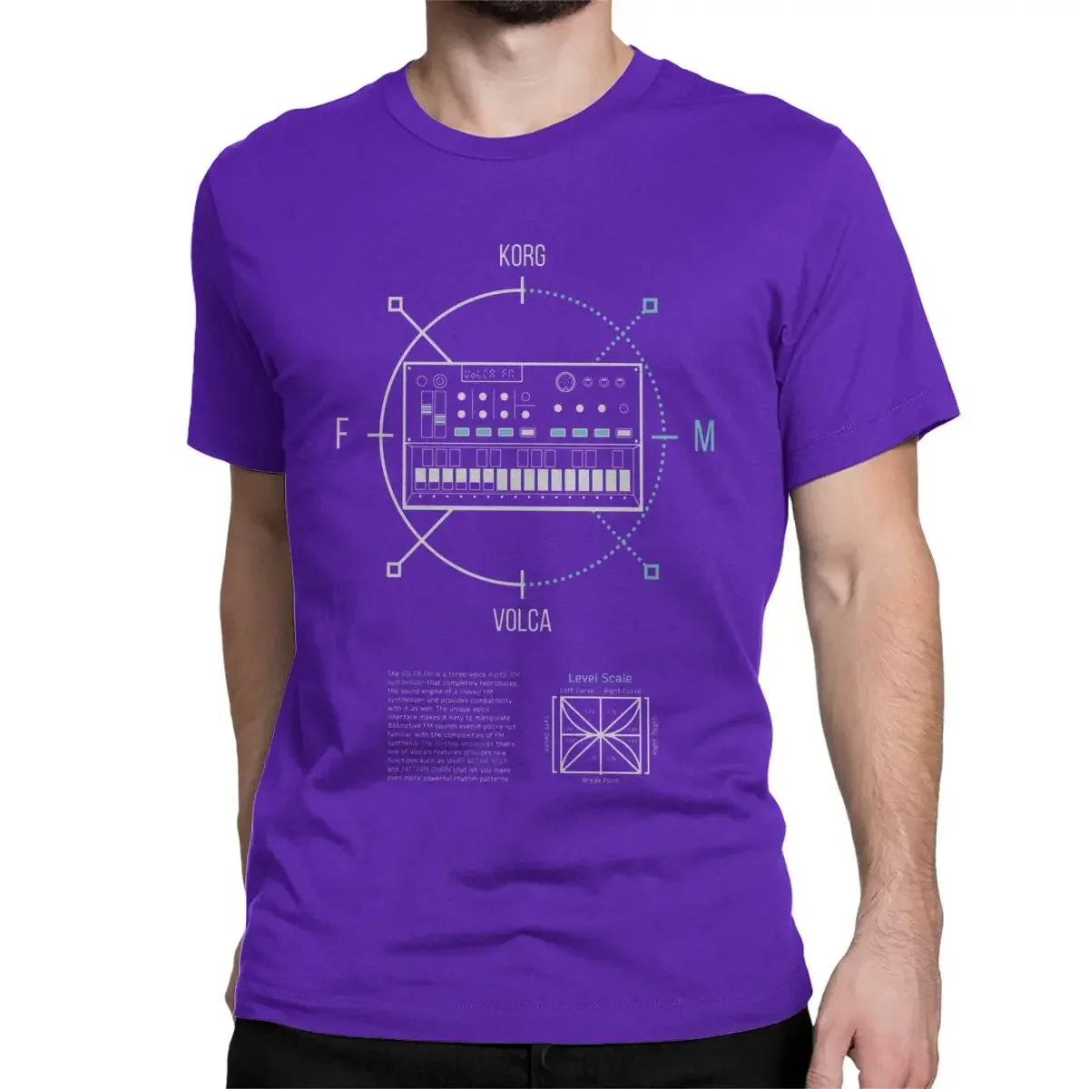 T-Shirt Techno Korg Volca Synth Noir - Image 6