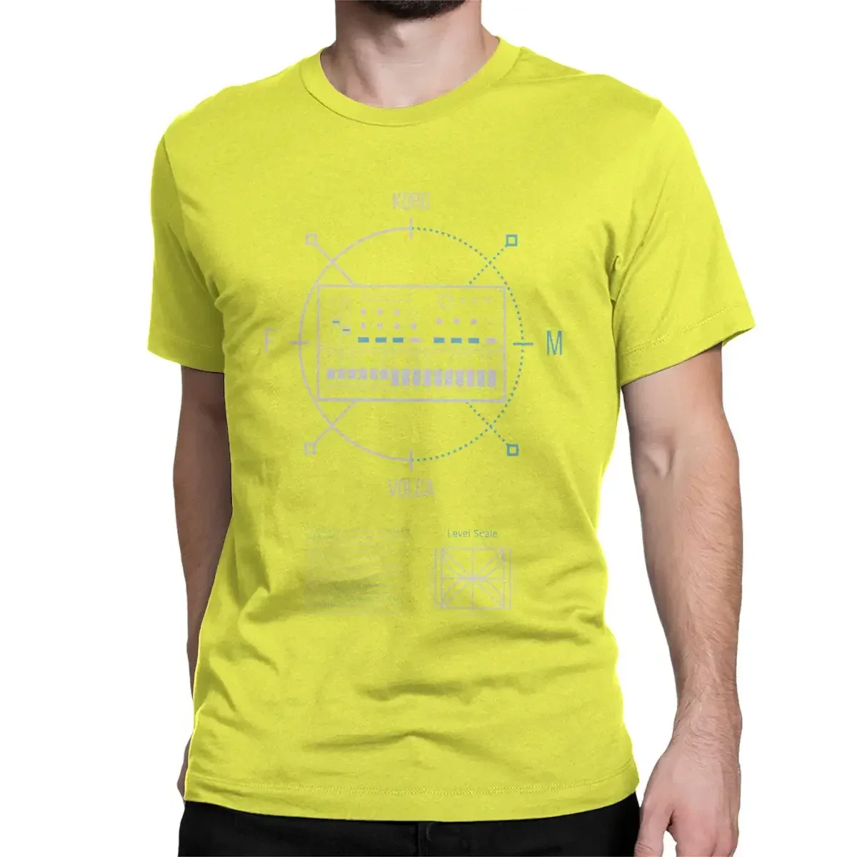 T-Shirt Techno Korg Volca Synth Noir - Image 9