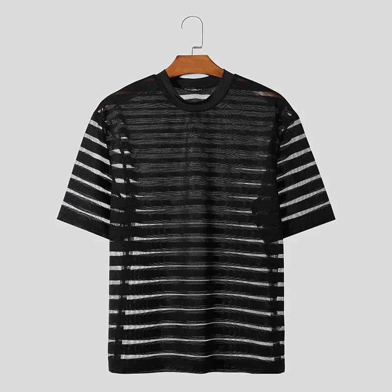 T-Shirt Techno Rayures Transparentes - Image 5