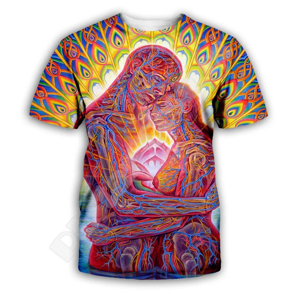 T-Shirt Teuf Trippy Buddha Mandala - Image 4